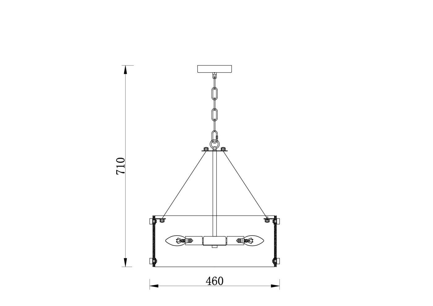 FR5190PL-06BS Подвесная люстра Freya Fresco FR5190PL-06BS