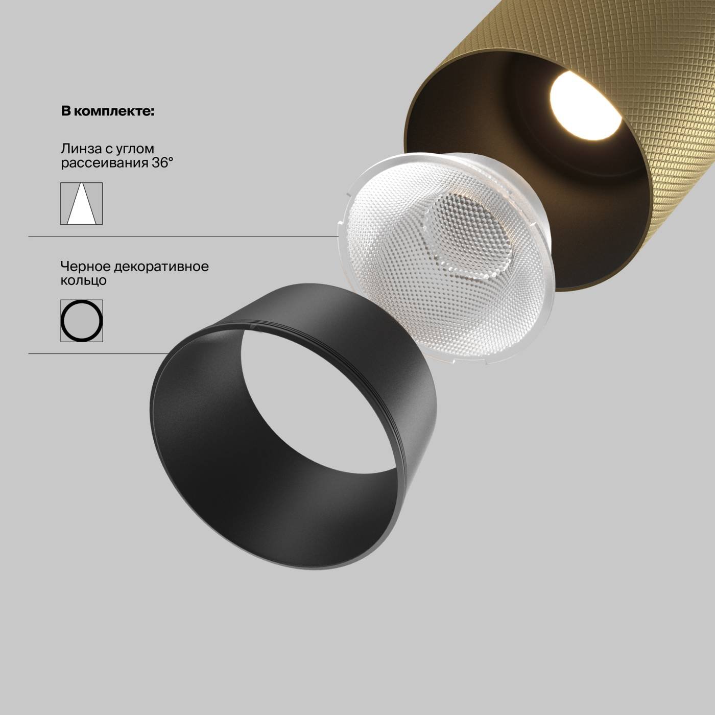 TR097-2-12W4K-M-BMG Трековый светильник Maytoni Artisan Exility TR097-2-12W4K-M-BMG