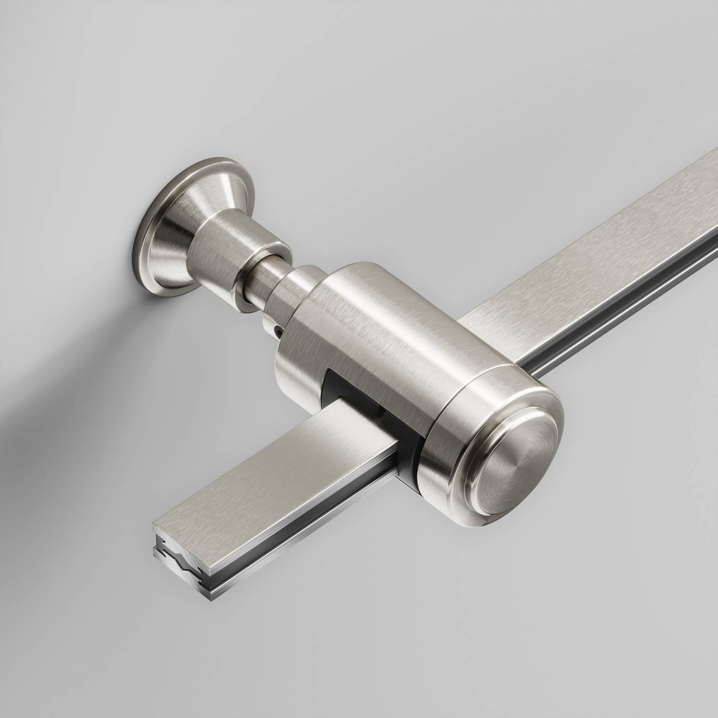 Крепление настенное Wall одинарное Maytoni Accessories for tracks Flarity TRA155CW-S1-PT