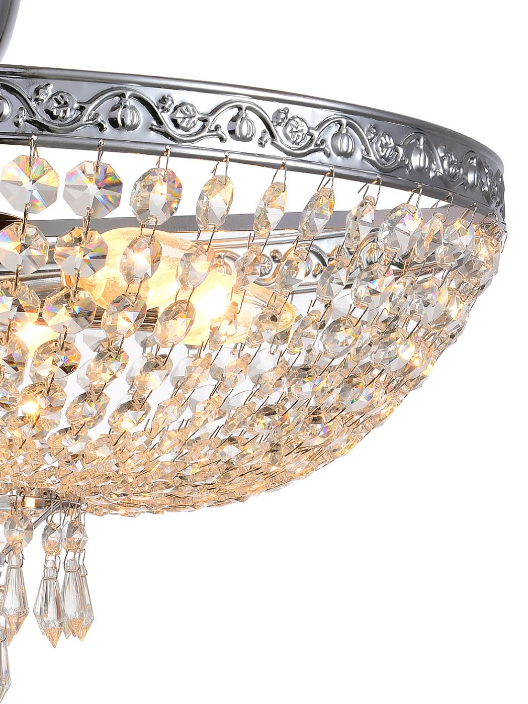 ROCOCO 81407/6C CHROME Потолочная люстра Natali Kovaltseva Rococo ROCOCO 81407/6C CHROME