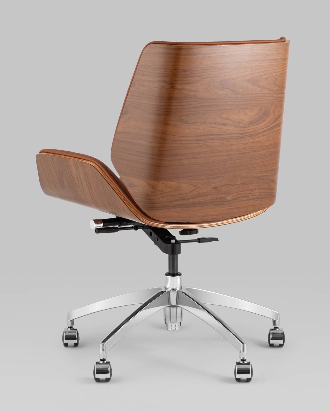 Кресло офисное Stool Group Crown A312-A 8383-14 walnut back