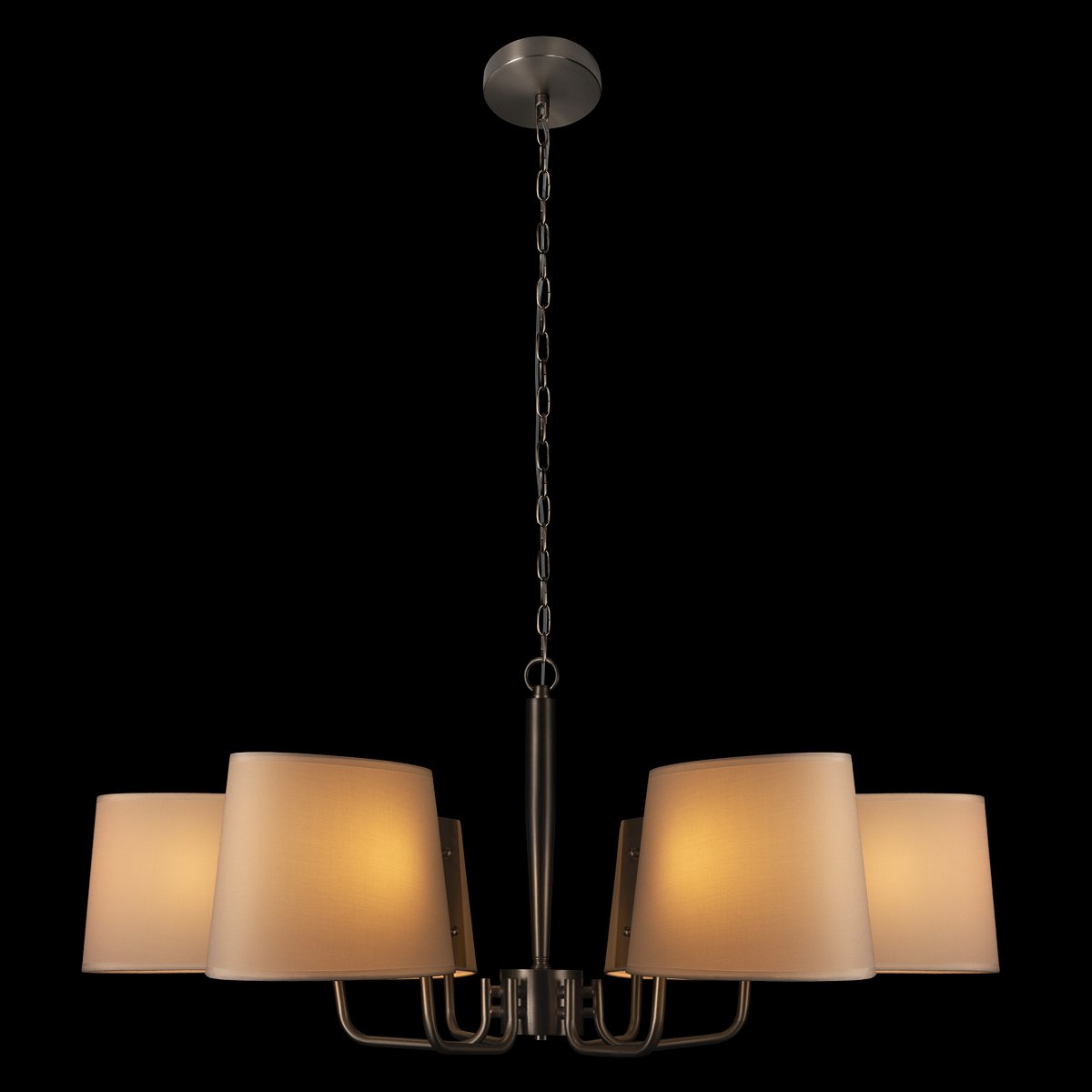 10527/6 Nickel Подвесная люстра Hilton Loft It 10527/6 Nickel