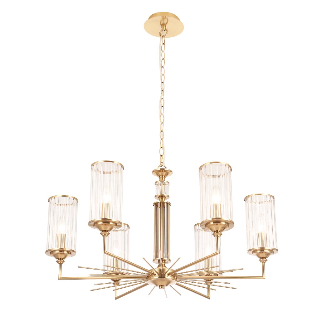 Подвесная люстра Crystal Lux Gloria GLORIA SP6 BRASS