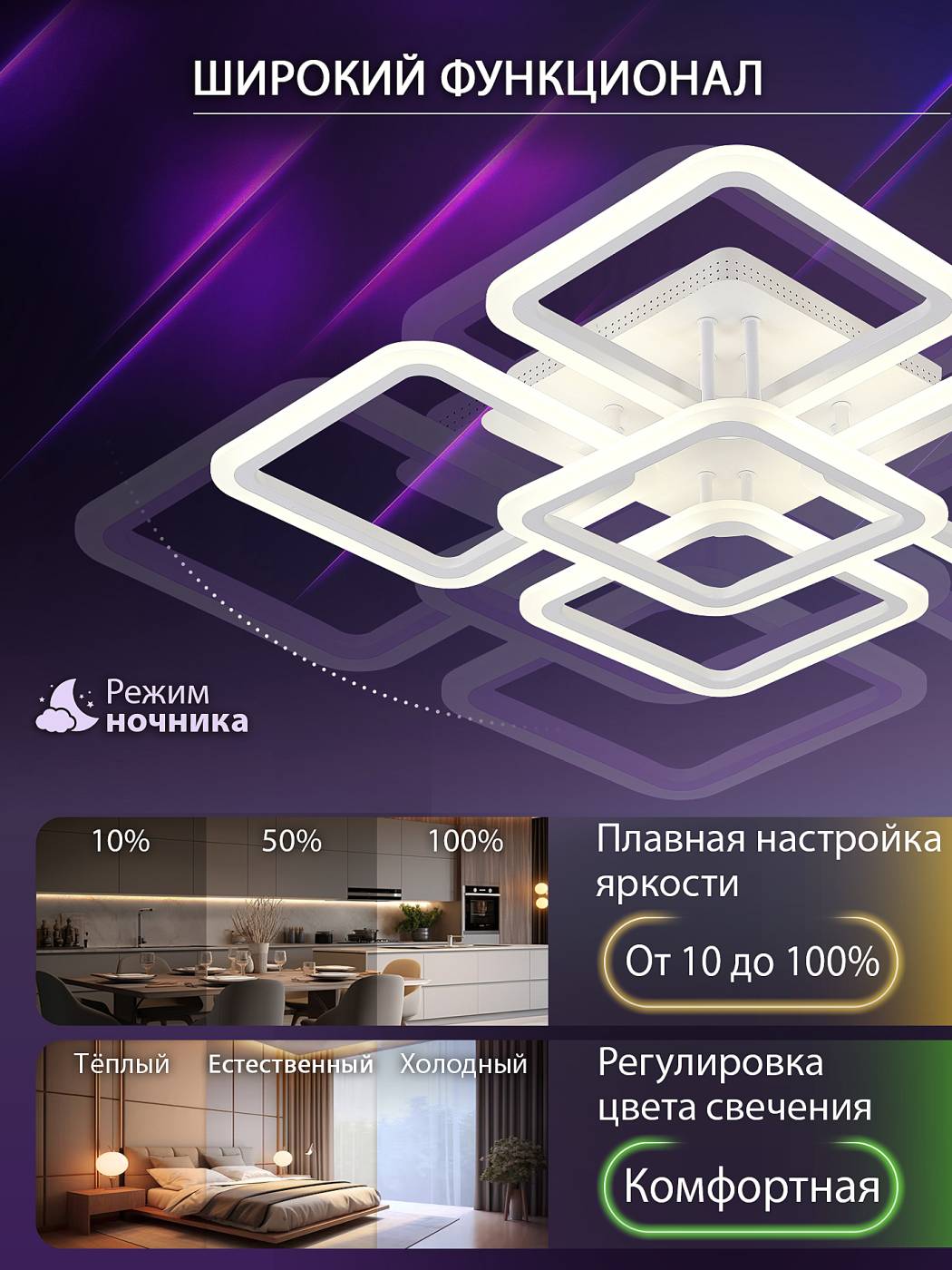 Потолочная люстра Natali Kovaltseva Sm LED LAMPS 81446