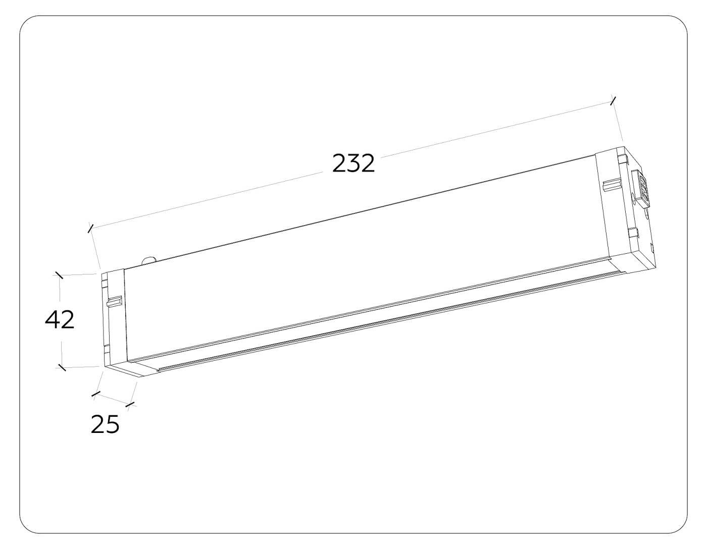 Трековый светильник Ambrella Magnetic 220V GL1262