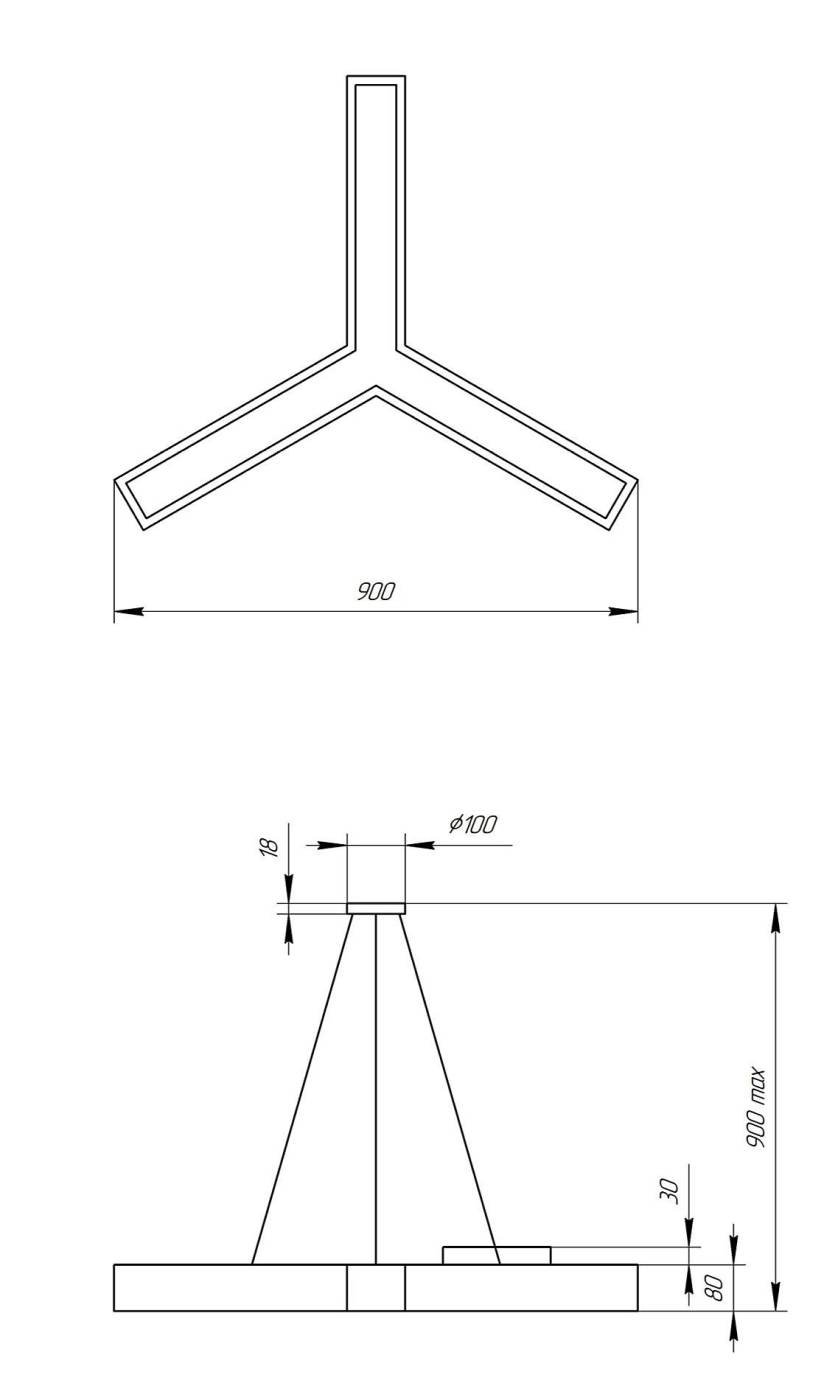 Светильник подвесной ЭРА Igrek SPO-143-W-40K-056