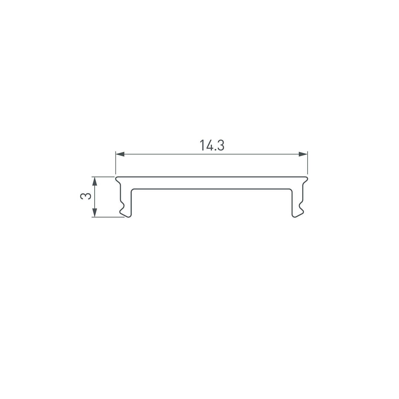 Экран для профиля Arlight Sl-Mini 056893