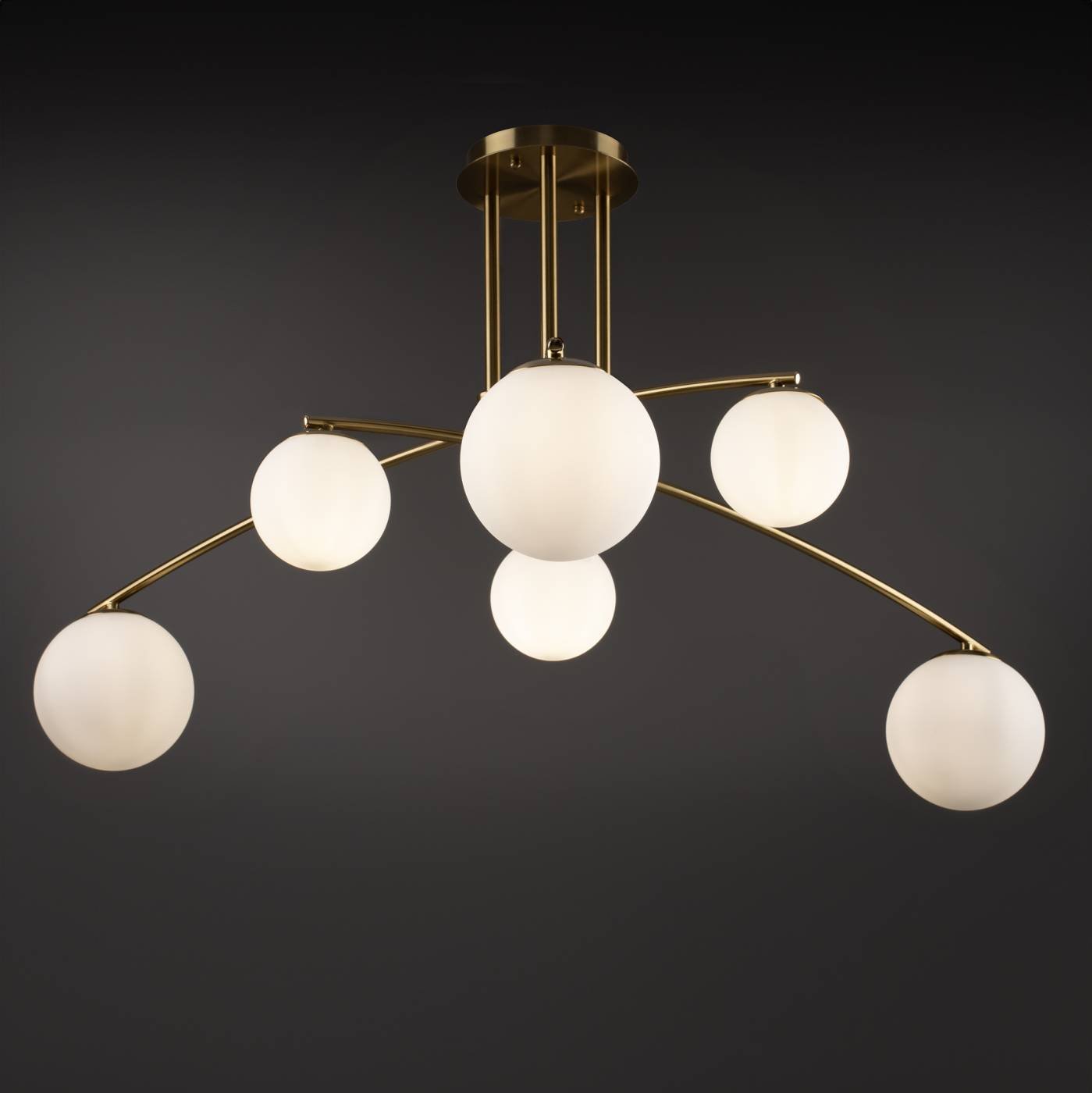 FR5443CL-06BS Потолочная люстра Freya Hanger FR5443CL-06BS