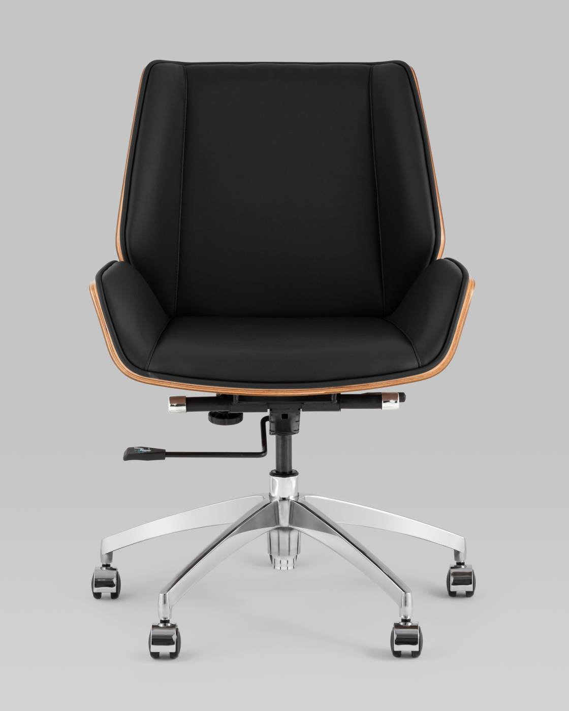 Кресло офисное Stool Group Crown A312-A 8383-29 walnut back