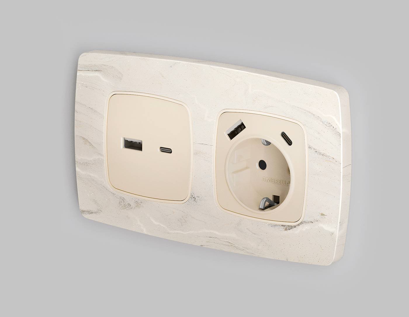 Накладка на механизм Ambrella Volt OMEGA OP3300