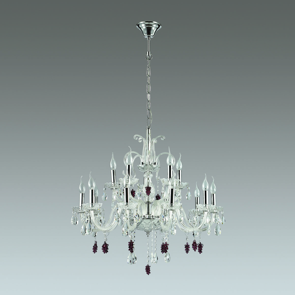 3946/15 Подвесная хрустальная люстра Bocciolo Odeon Light 3946/15
