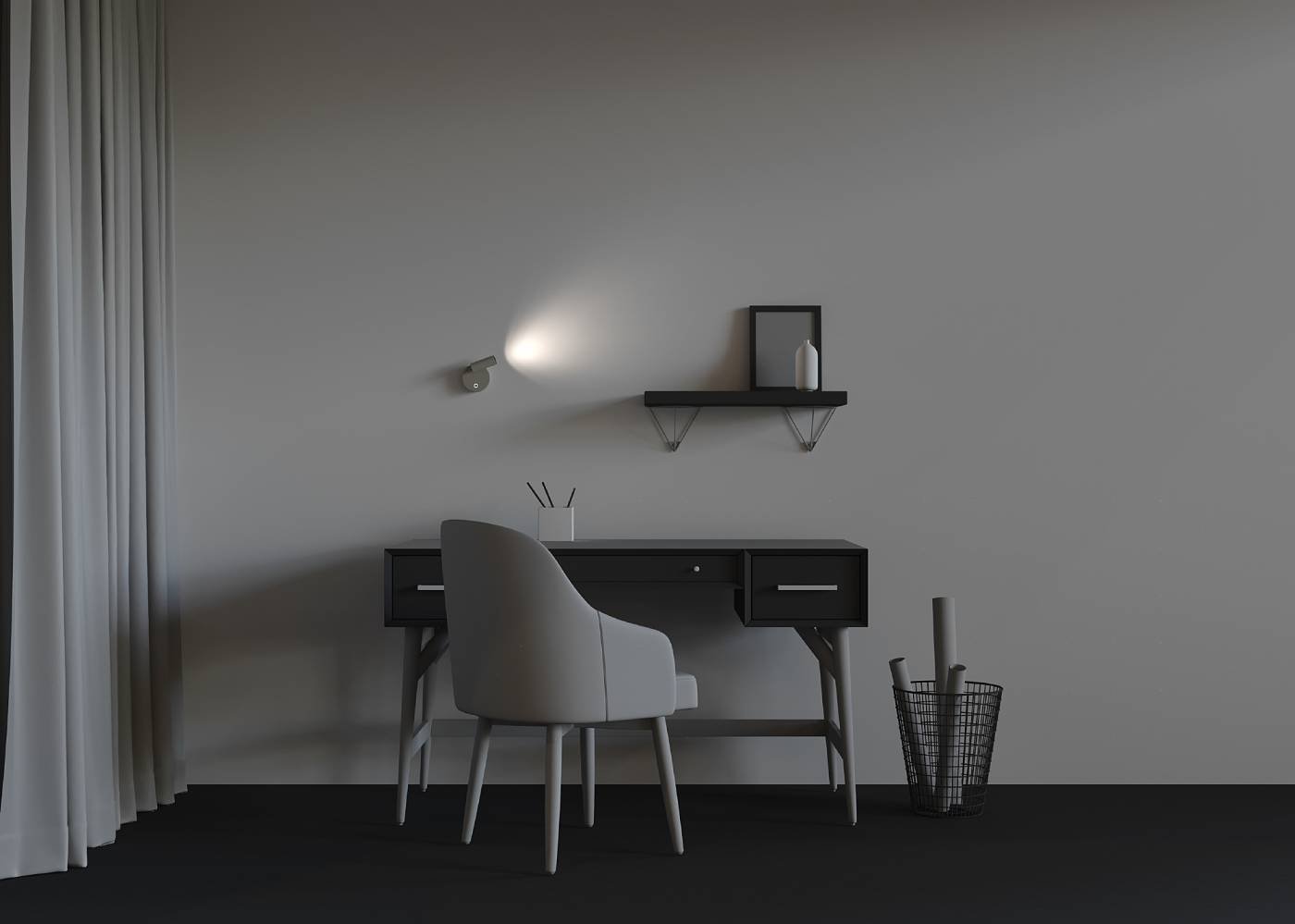 C079WL-L3W3K Настенный светильник Maytoni Twist C079WL-L3W3K