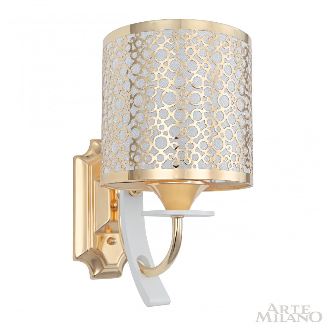 306067/1W Wh/Gd Настенное бра Arte Milano Florentia-6067 306067/1W Wh/Gd