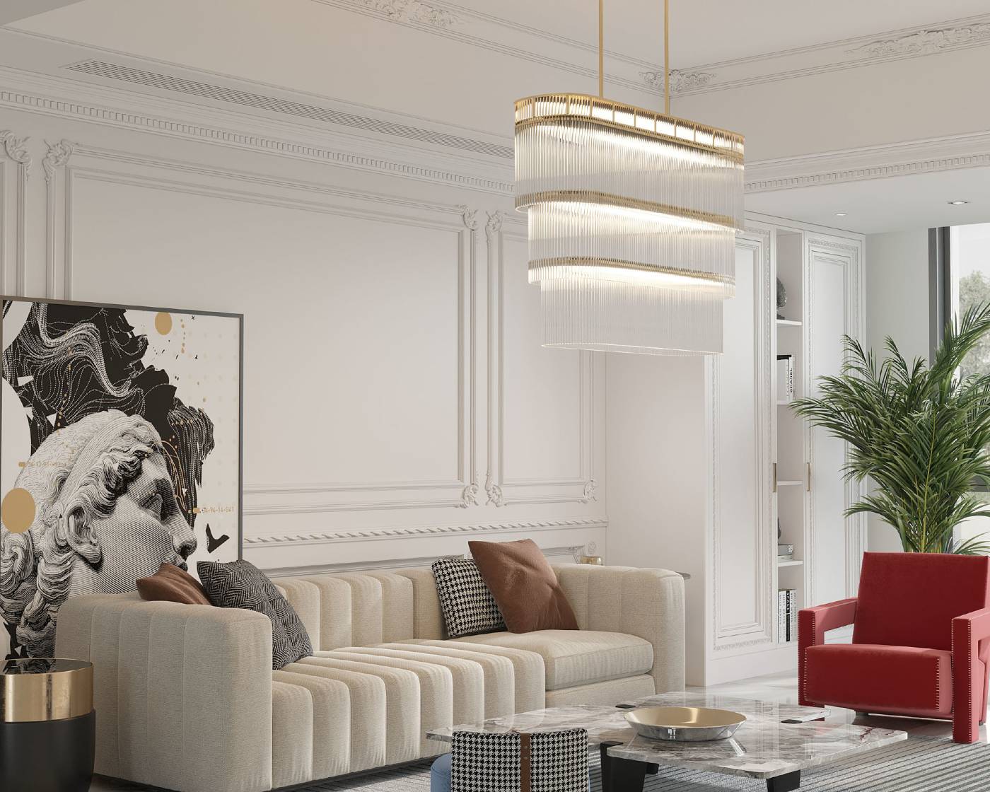 Люстра на штанге Kutek Filago FIL-ZWO-29(ZM)