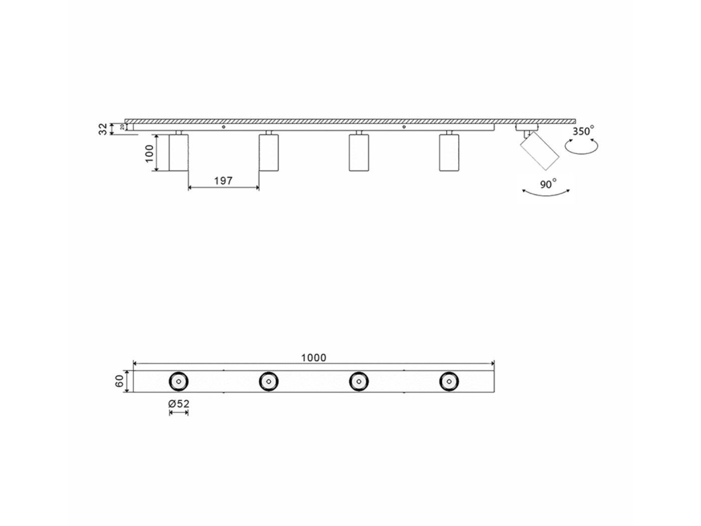 00-00004876 Сменное крепление M14 для светильников VILLY, SWG PRO 00-00004876