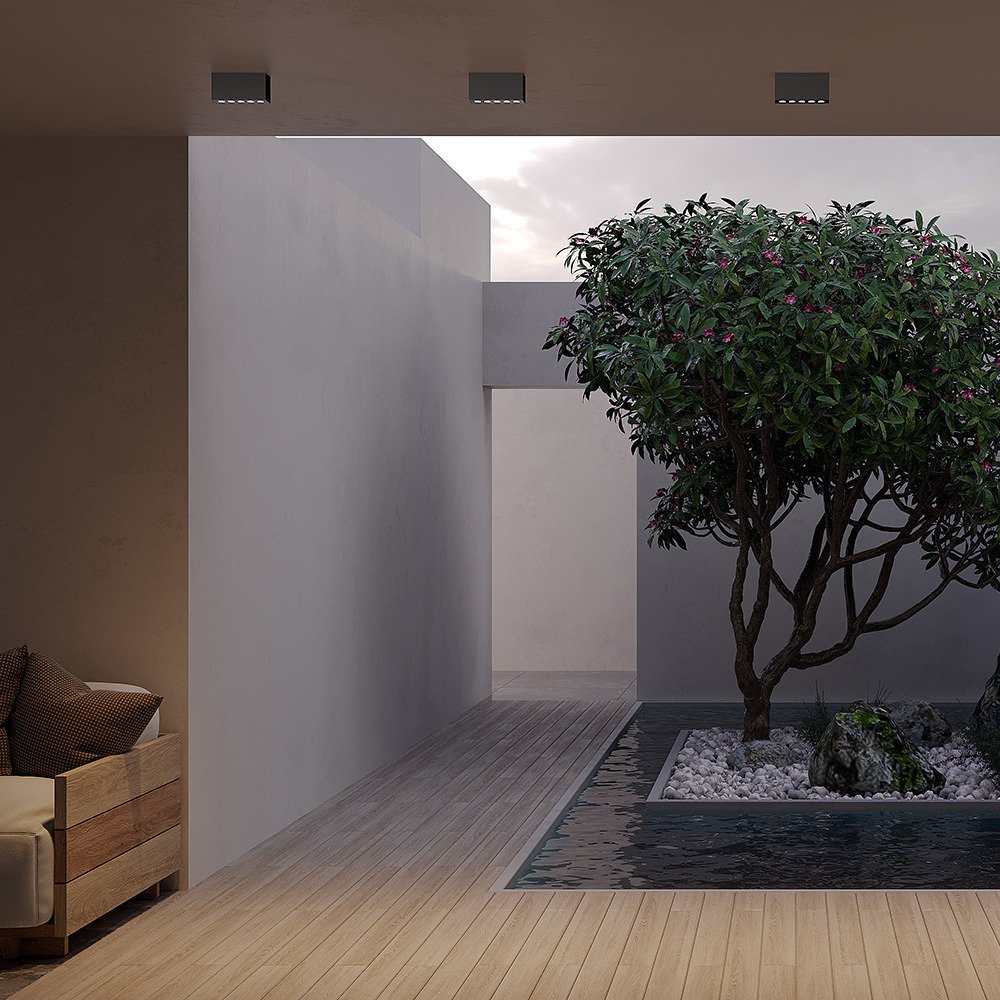 O309CL-L10GF3K Уличный потолочный светильник Maytoni Ares O309CL-L10GF3K