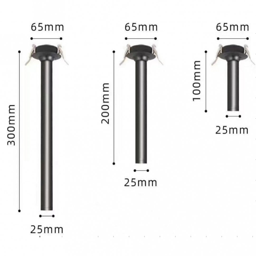 999.3W-300 WH Встраиваемый светильник iLEDEX TECHNICAL Telescope 999.3W-300 WH