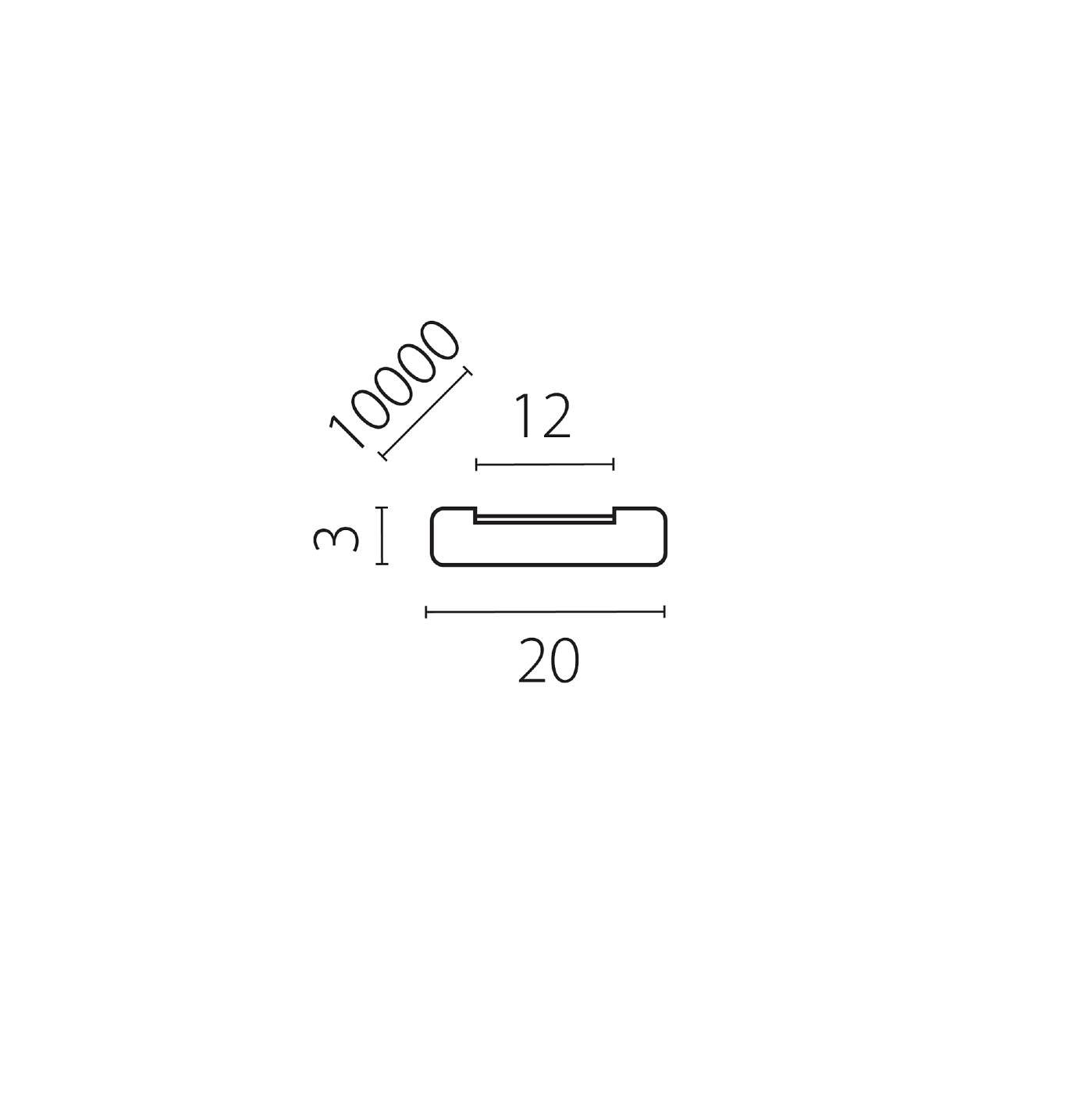 Стальной трос CORDA в PVC оплетке для LED-ленты 10м Lightstar Corda 418010