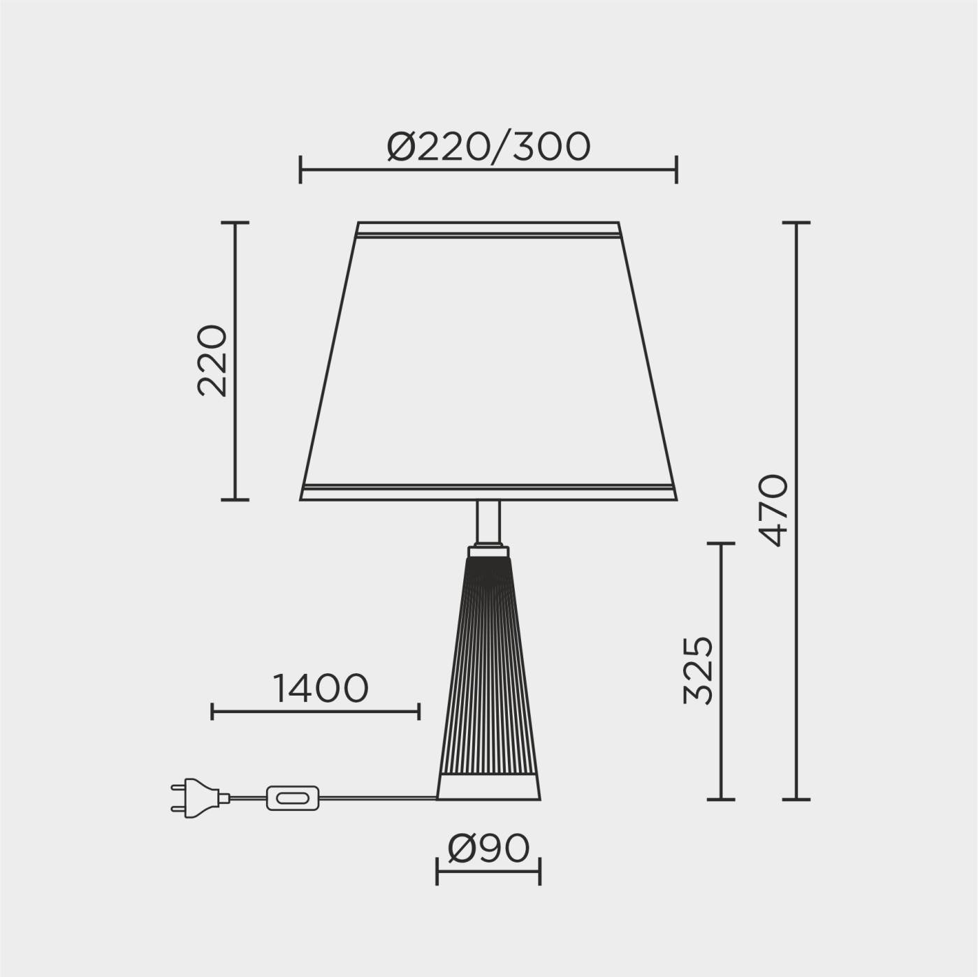 ML.5509.01TL CR Настольная лампа ML Modelux ML.5509.01TL CR