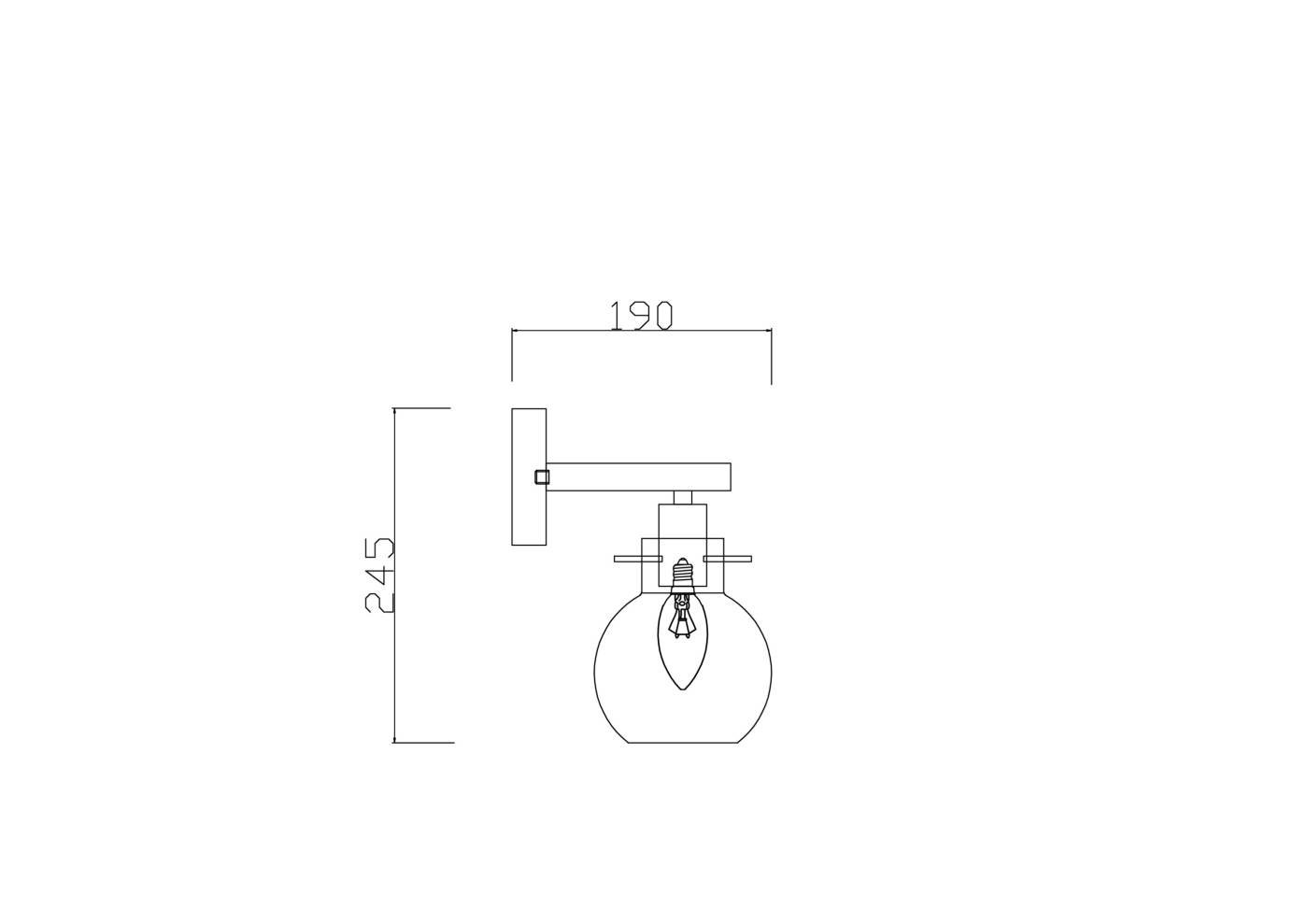 FR5183WL-01G Настенное бра Freya Circle FR5183WL-01G