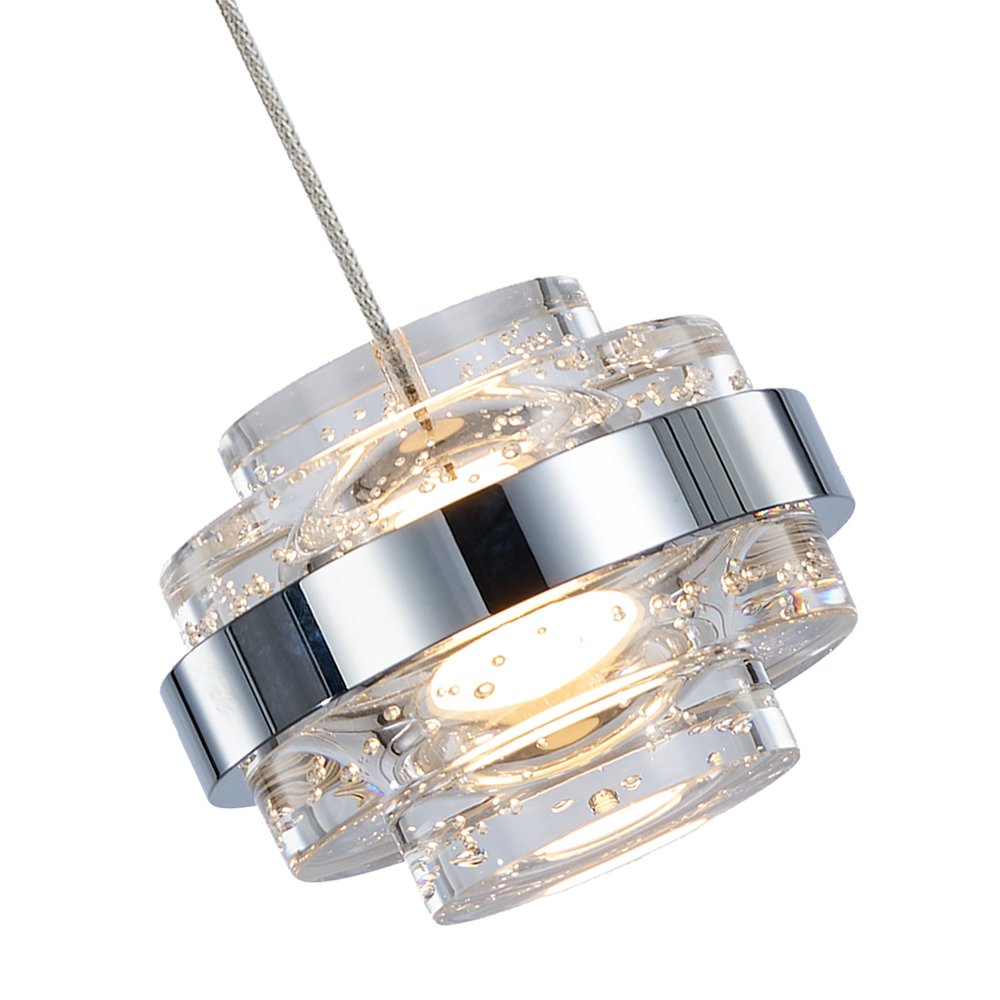 MD22030002-1A chrome/clear Светильник подвесной Delight Collection Indiana MD22030002-1A chrome/clear