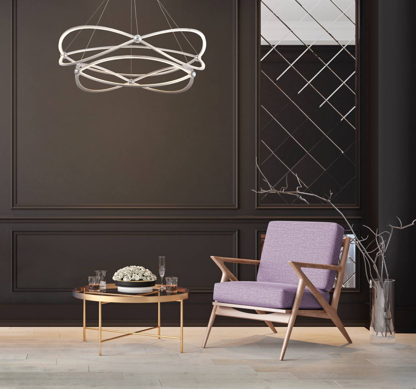 MOD062PL-L103CH3K Подвесная люстра Maytoni Weave MOD062PL-L103CH3K