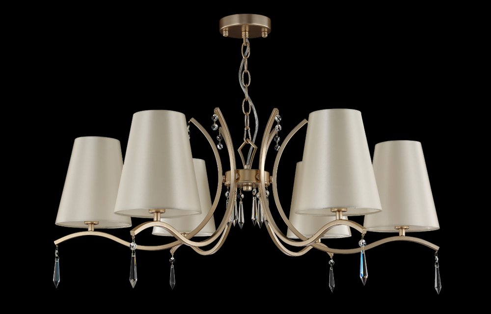 RENATA SP6 GOLD Подвесная люстра Crystal Lux Renata RENATA SP6 GOLD