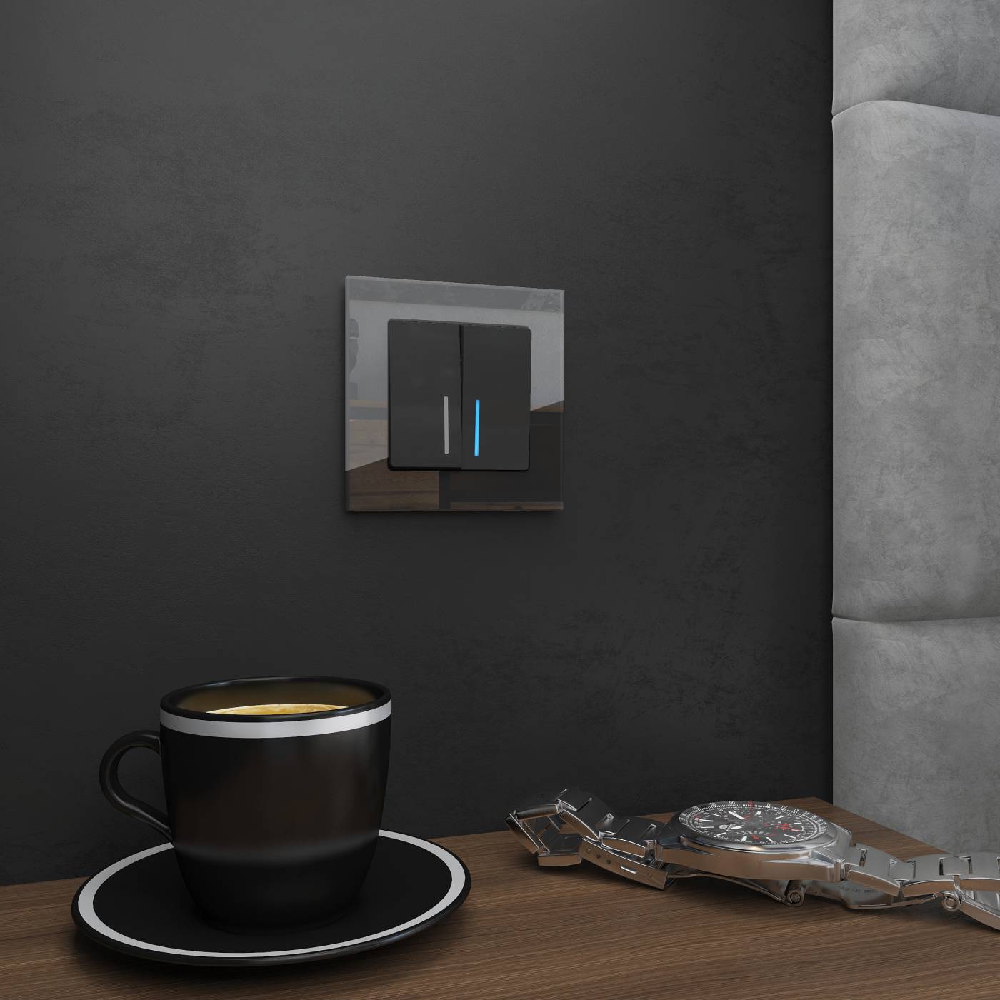 W0011108/ Рамка на 1 пост Favorit (черный,стекло) Рамка Werkel W0011108/ Рамка на 1 пост Favorit (черный,стекло)