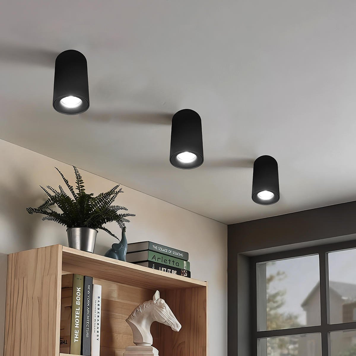 Накладной светильник Loft It Tictac 10220 Black 4000K