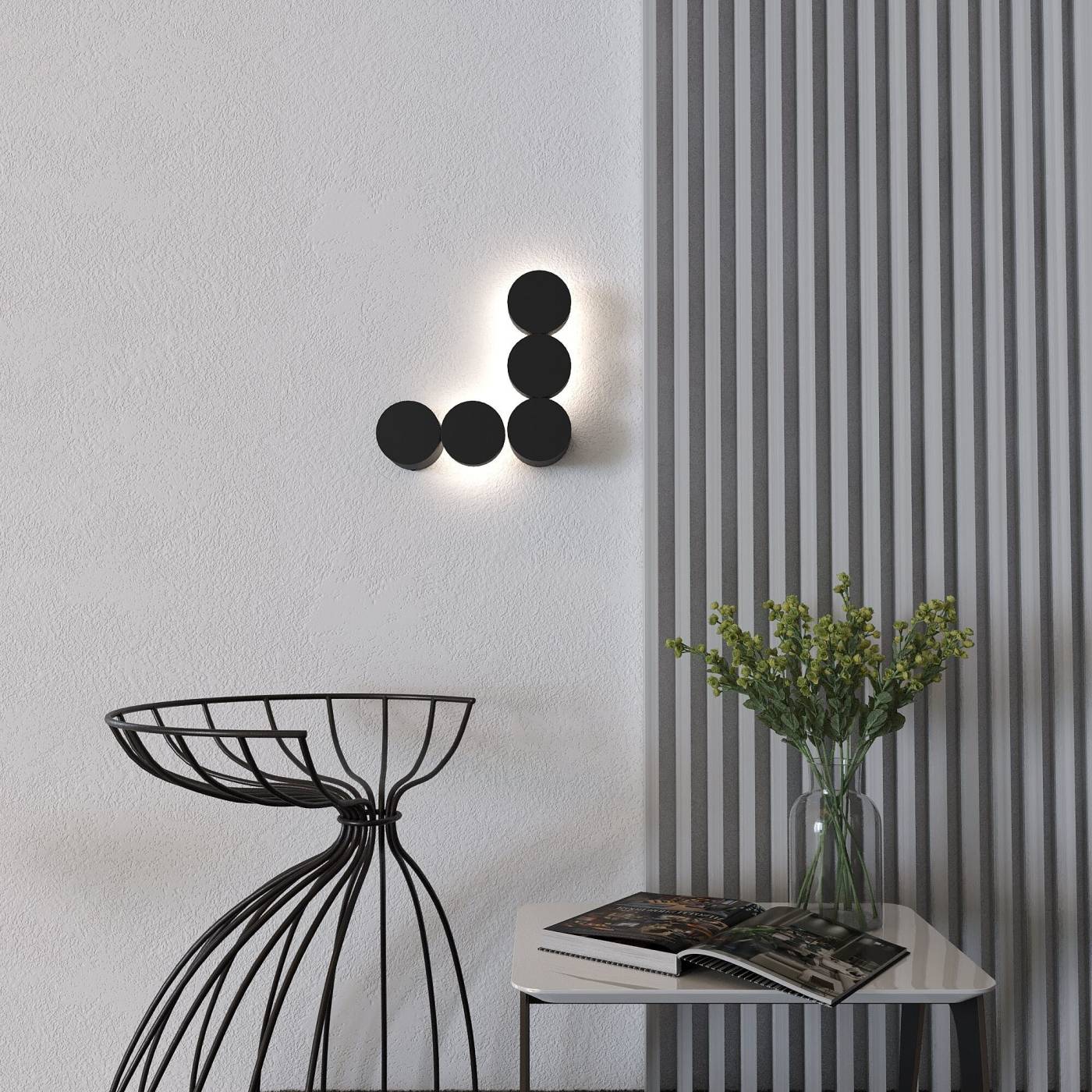 Brioni черный (40131/LED) Настенный светильник Elektrostandard Brioni Brioni черный (40131/LED)