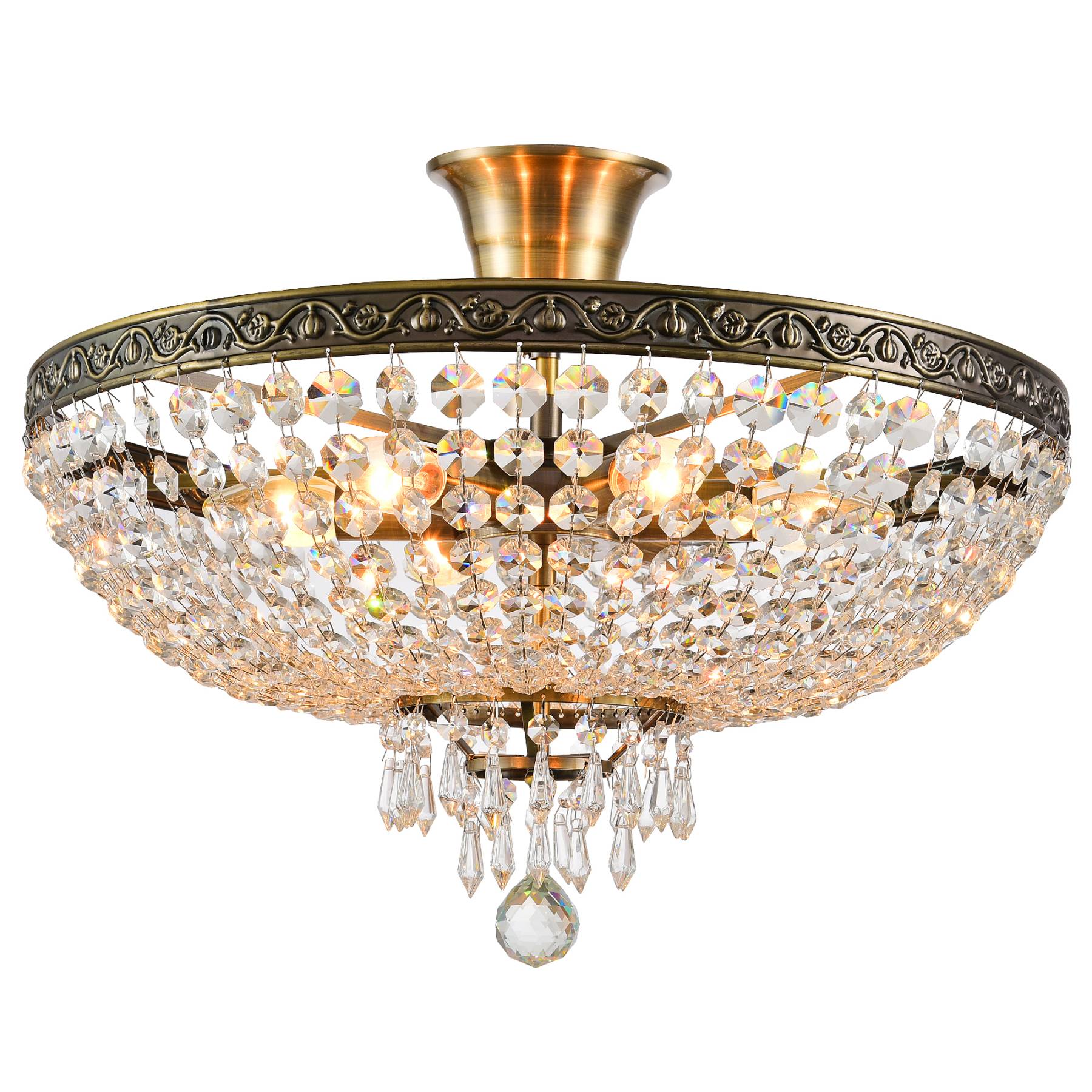 ROCOCO 81407/6C ANTIQUE Потолочная люстра Natali Kovaltseva Rococo ROCOCO 81407/6C ANTIQUE