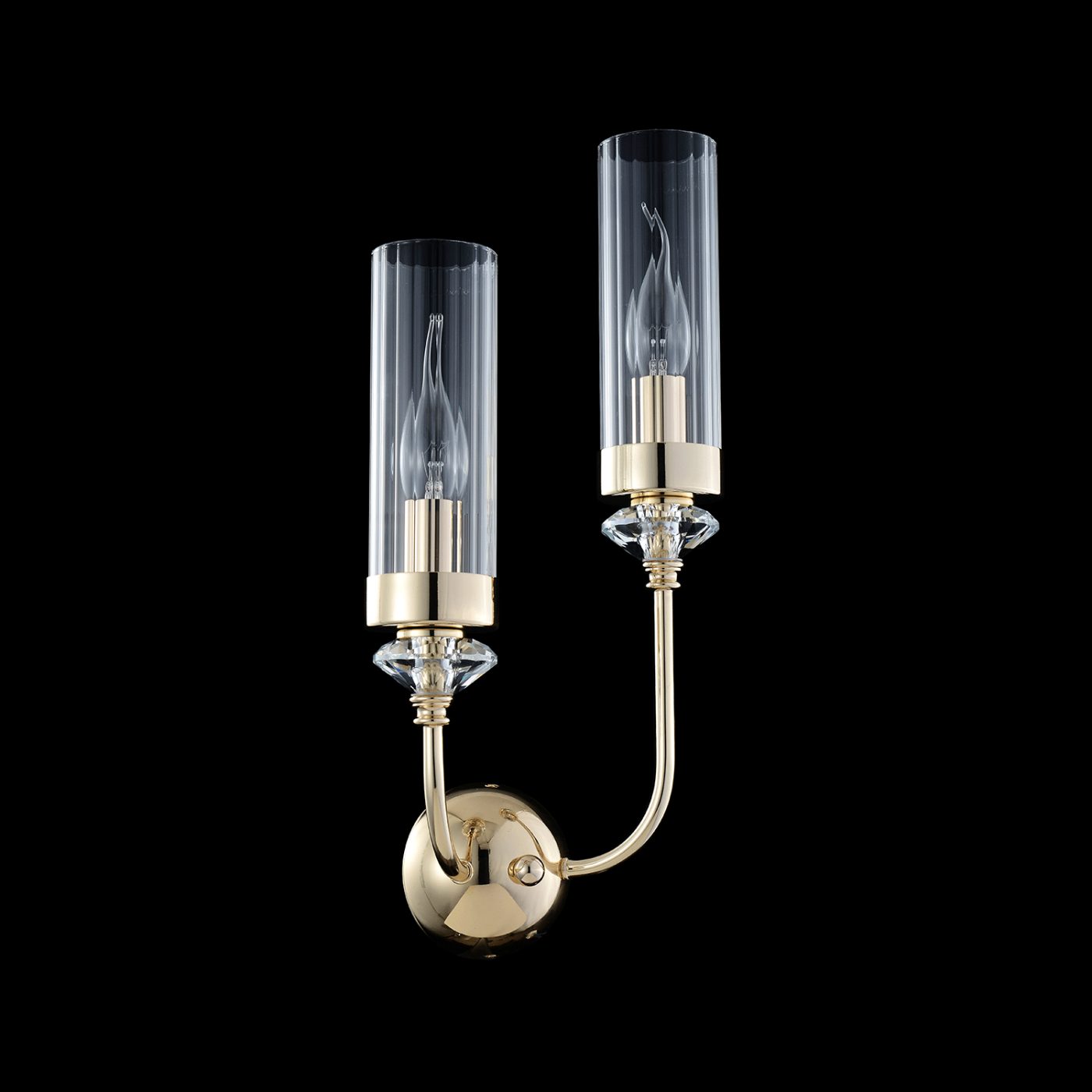 SECRET AP2 GOLD Настенное бра Crystal Lux Secret SECRET AP2 GOLD