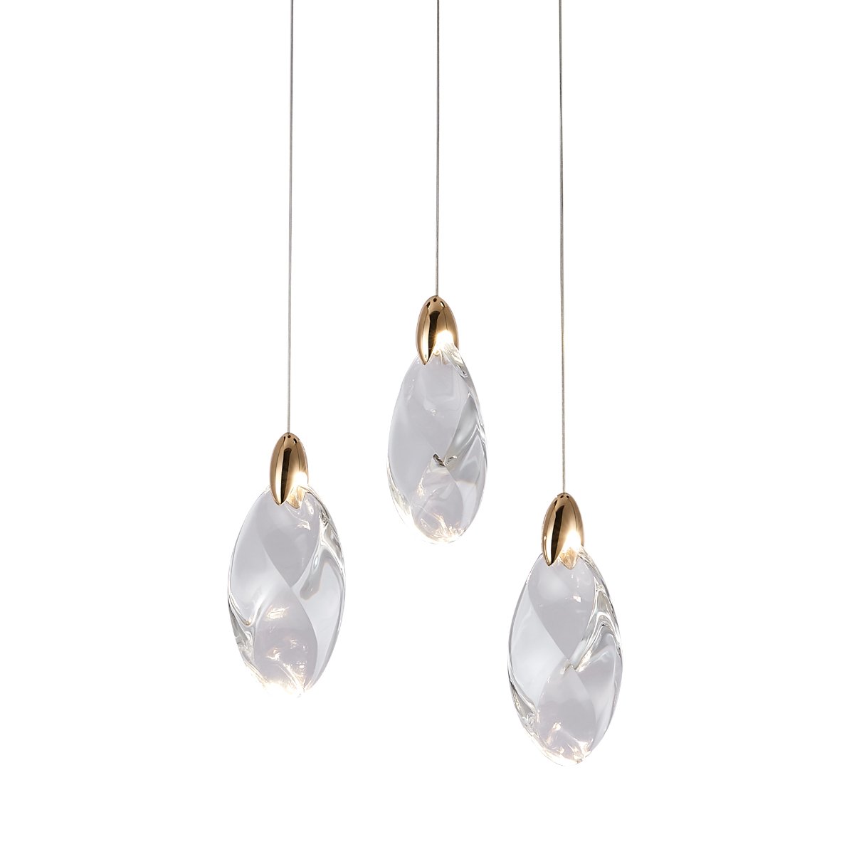 OD2439-3 gold/clear Светильник подвесной Delight Collection OD2440 OD2439-3 gold/clear