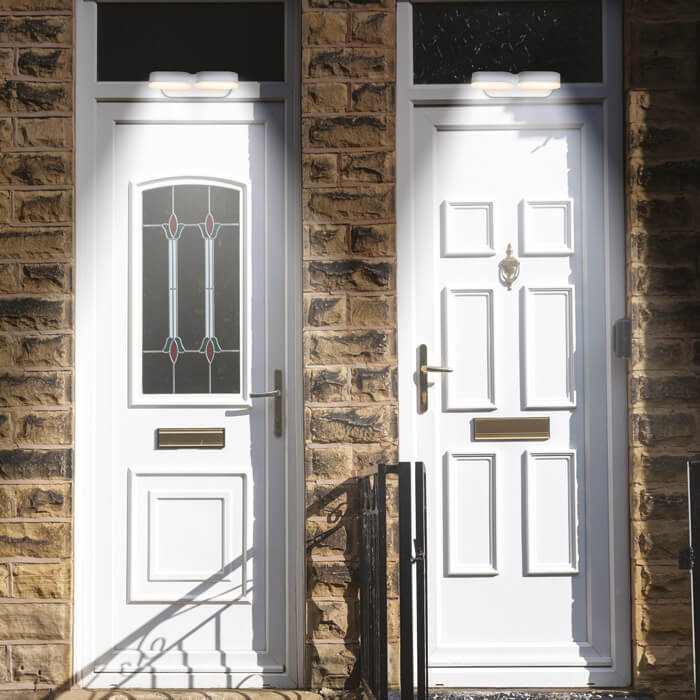 Уличный настенный светильник Elvan 820 GW-820A/2-12W-WW-Wh