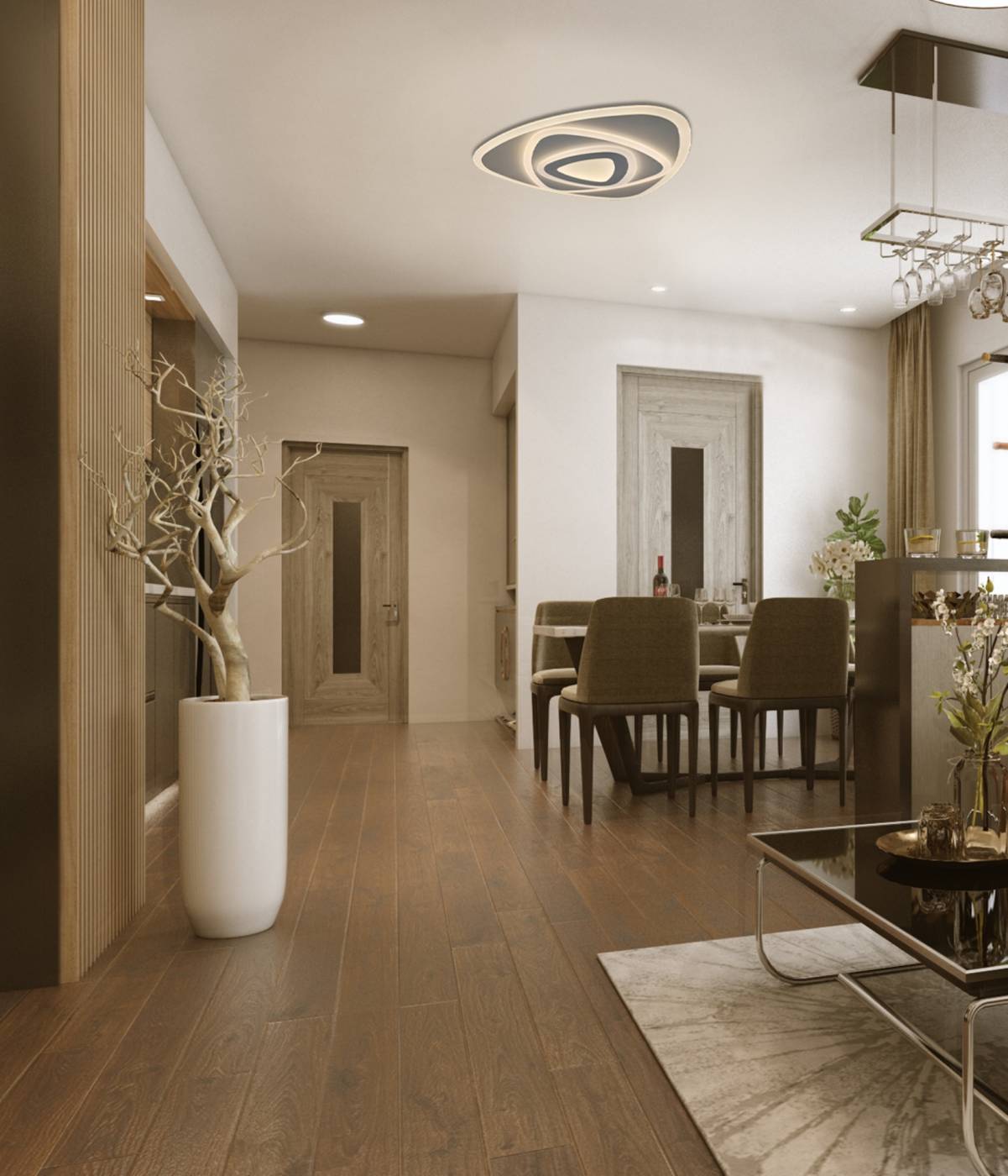 Потолочная светодиодная люстра LED Natali Kovaltseva LED LAMPS 6058