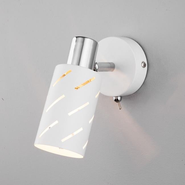 20090/1 белый/хром Светильник спот Eurosvet Fente 20090/1 белый/хром