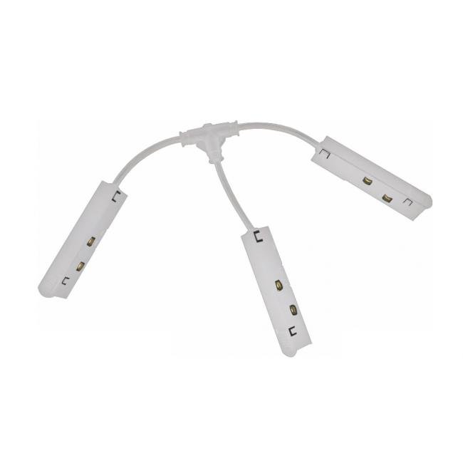 T-TYPE POWER CONNECT 4822-WH Коннектор для шинопровода iLEDEX TECHNICAL VISION48/22 T-TYPE POWER CONNECT 4822-WH