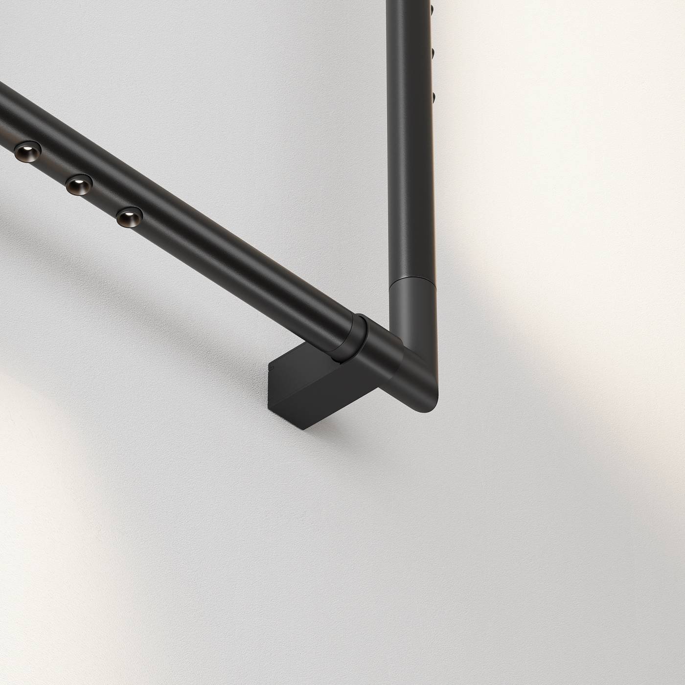 L-образный коннектор для штанговой системы Axity Maytoni Accessories for system Axity CA006EC-B