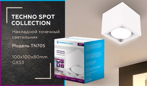 TN705 Накладной светильник Ambrella Techno TN705