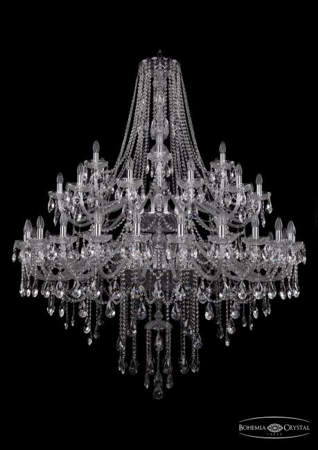 1415/24+12+6/530/2d Ni Подвесная хрустальная люстра 1415 Bohemia 1415/24+12+6/530/2d Ni