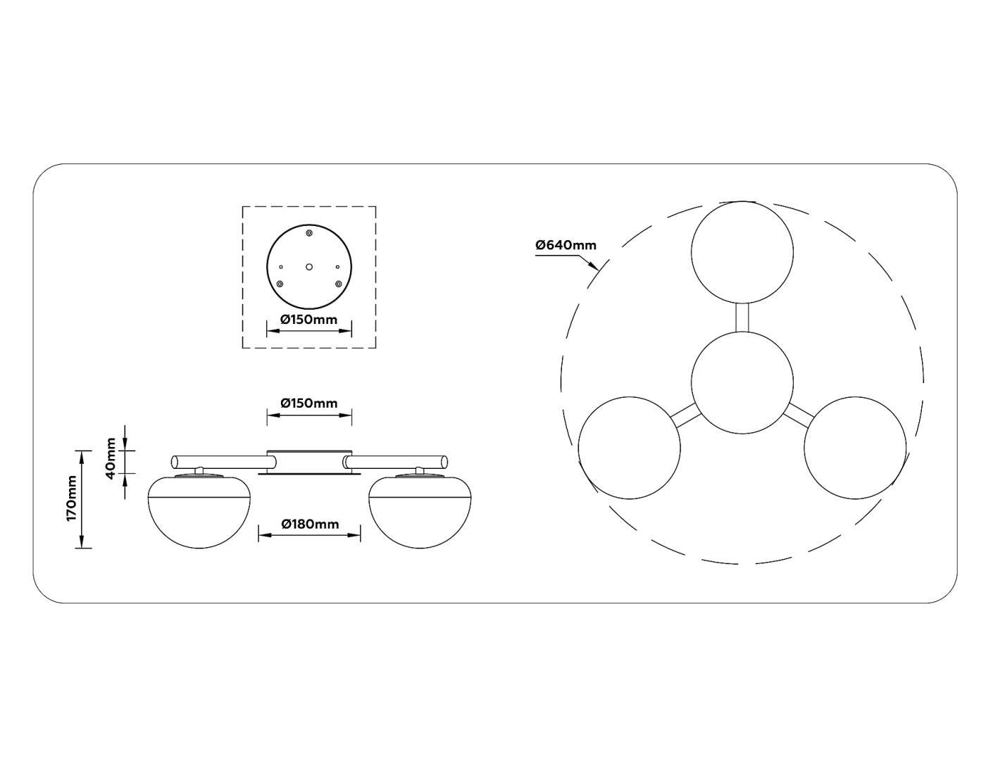 Потолочная люстра Ambrella Modern LH12006