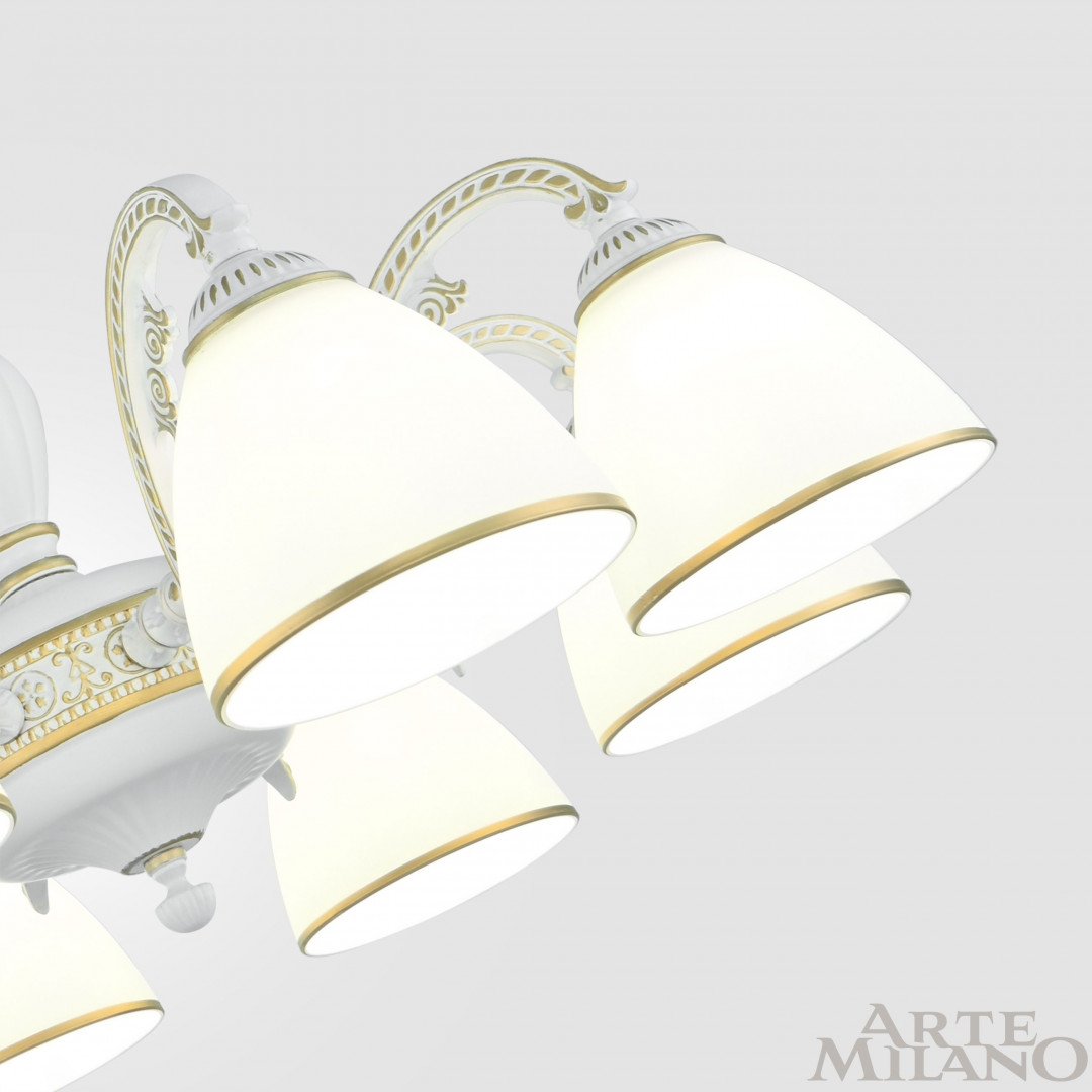 340837/8 WT+G Подвесная люстра Arte Milano Am340837 340837/8 WT+G