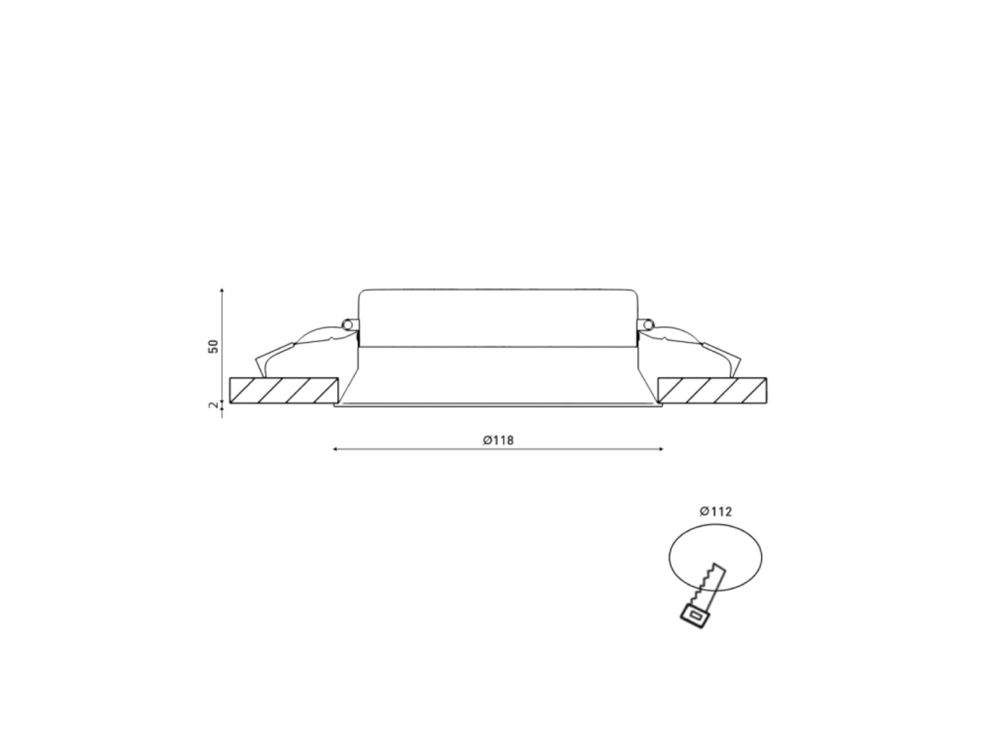 00-00003125 Встраиваемый светильник WL-BQ SWG DesignLed 00-00003125