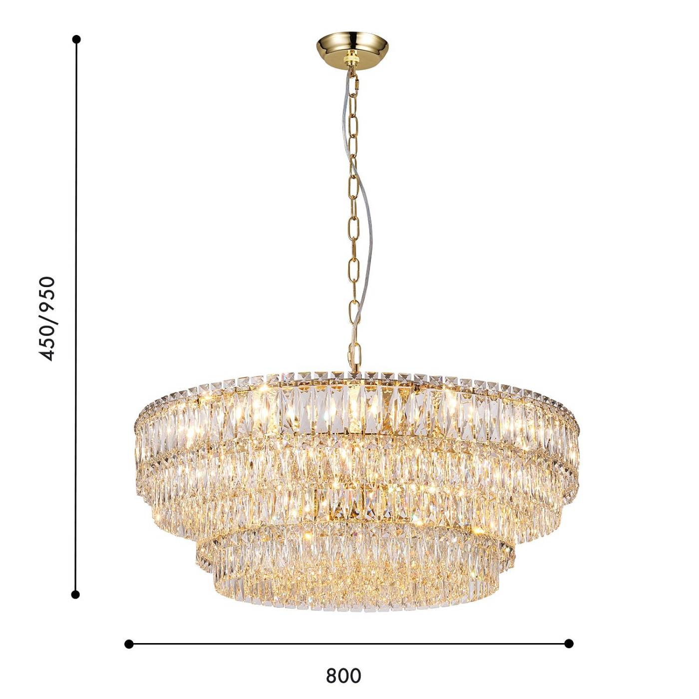 4781-18P Подвесная люстра Favourite Adamas 4781-18P
