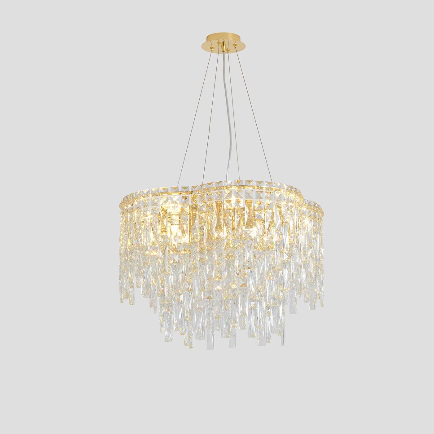 ABRIL SP12 GOLD Подвесная люстра Crystal Lux Abril ABRIL SP12 GOLD