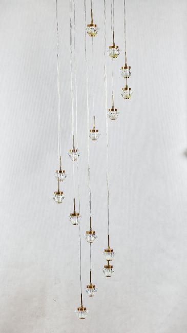 Люстра каскадная Gerhort G52140 G52143/15BRS RNB