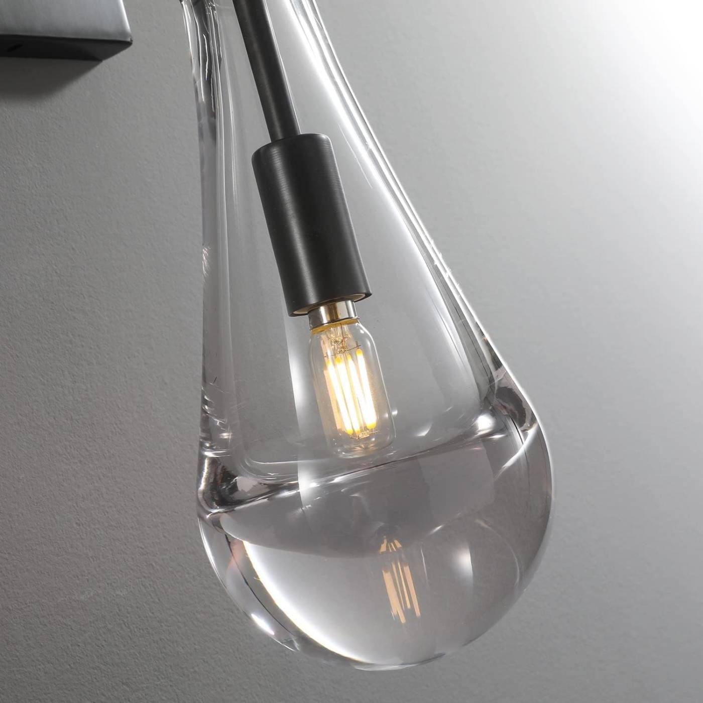 MT9093-1W black brushed gold Настенное бра Delight Collection Raindrop MT9093-1W black brushed gold