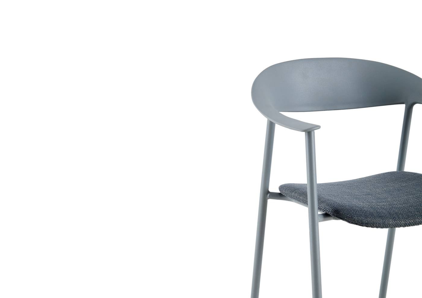 PC018-C grey Стул пластиковый Stool Group Eila УТ000039777