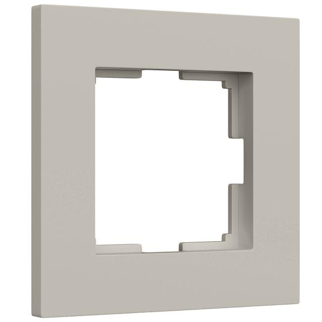 W0012917/ Рамка на 1 пост Slab (дымчатый софт) Рамка Werkel W0012917/ Рамка на 1 пост Slab (дымчатый софт)