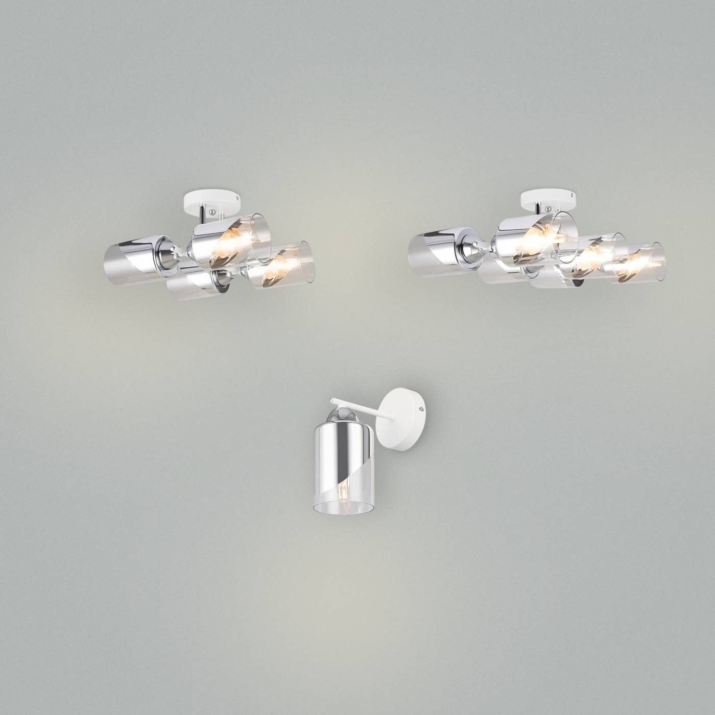 FR5226PL-04W Потолочная люстра Двойной / Dual Freya FR5226PL-04W